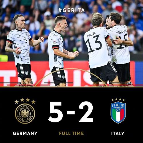 德国对意大利队