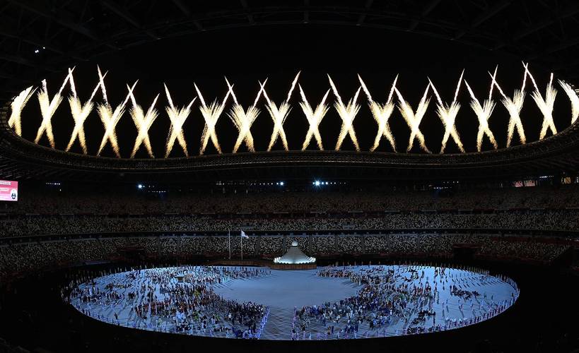 日本奥运会开幕式图片