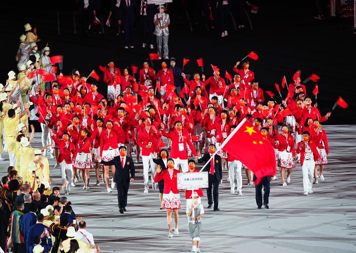 中国奥运代表团启程前往东京的相关图片